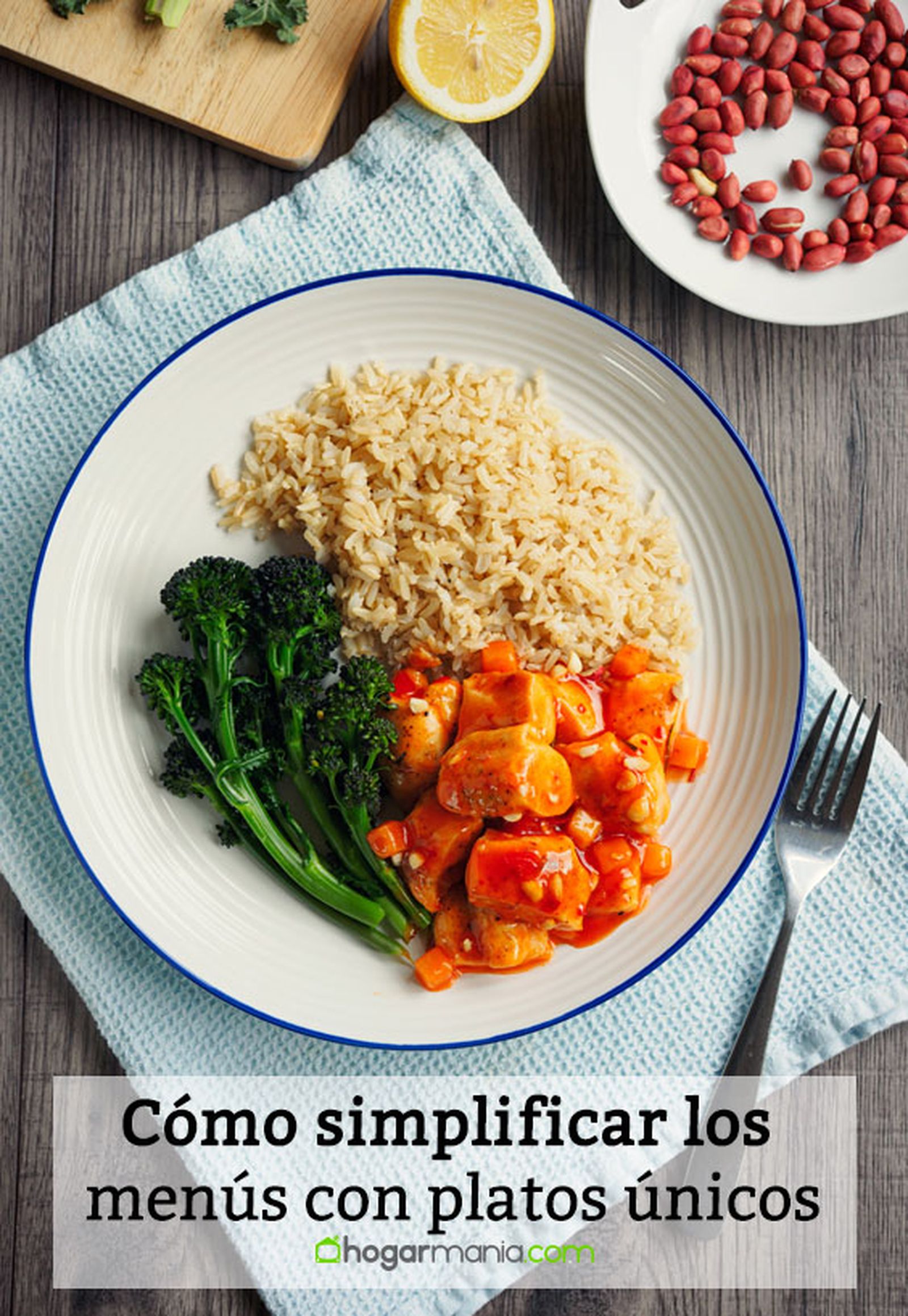 simplificar menus platos unicos pin