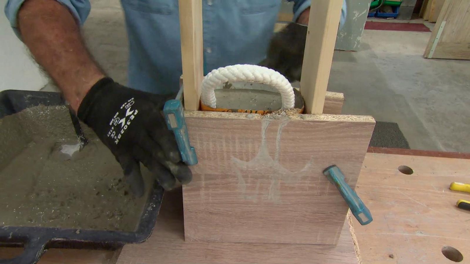 Como hacer topes de cemento para puertas paso 5 Como hacer topes de cemento para puertas paso 5