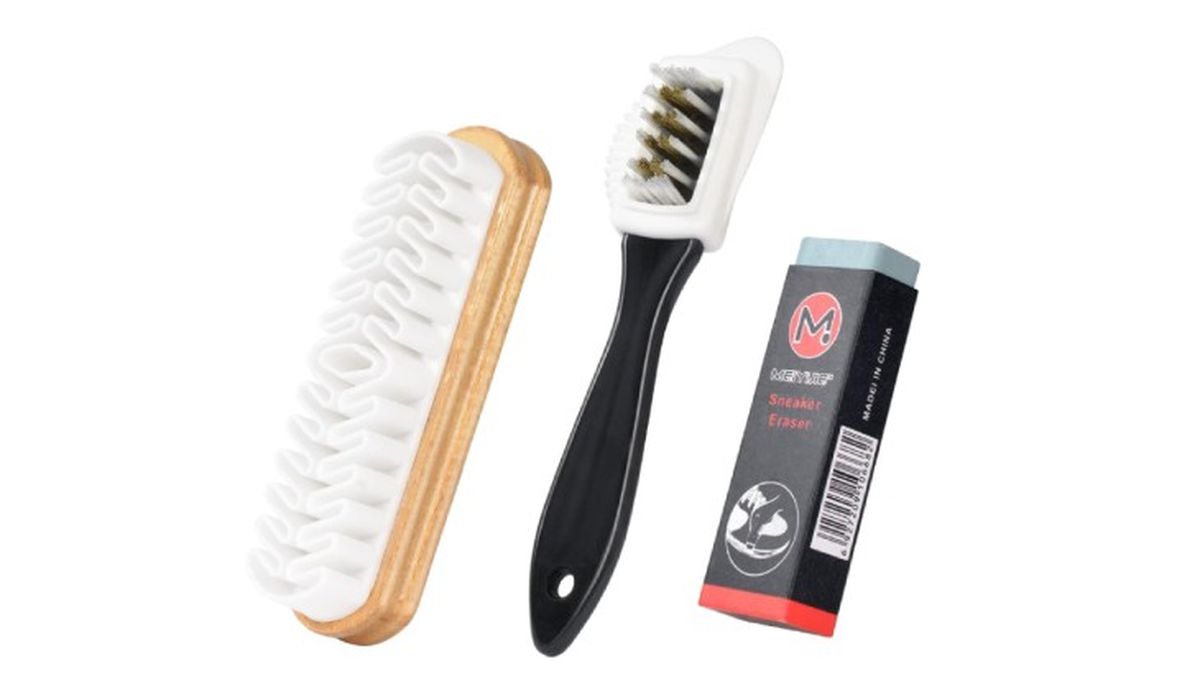 materiales para limpiar botas de ante