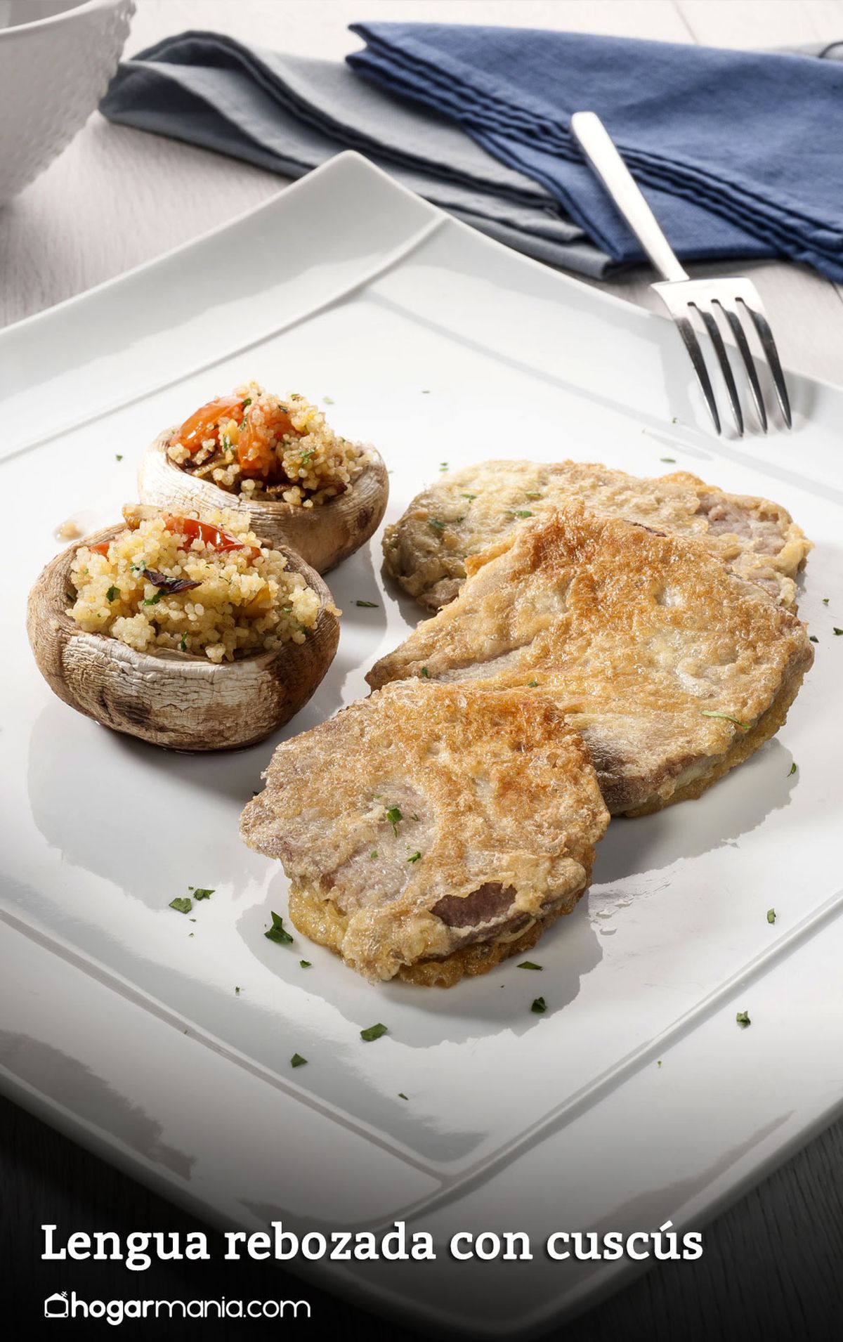 CABI0011 Amaia Lengua rebozada con cuscus vertical xl