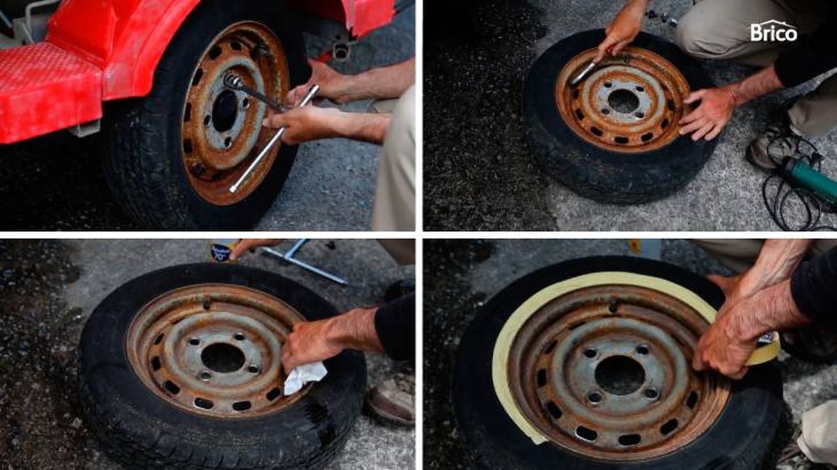 Bricomania 878 pintar llantas coche 1