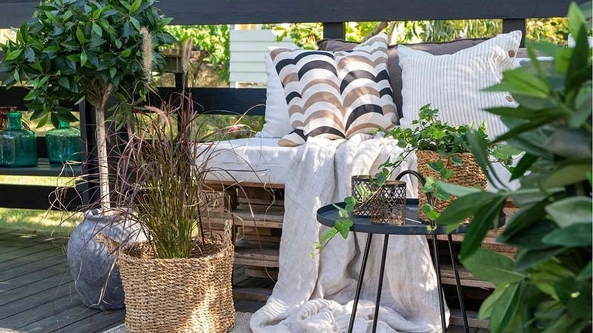 Añade plantas y flores a tu chill out