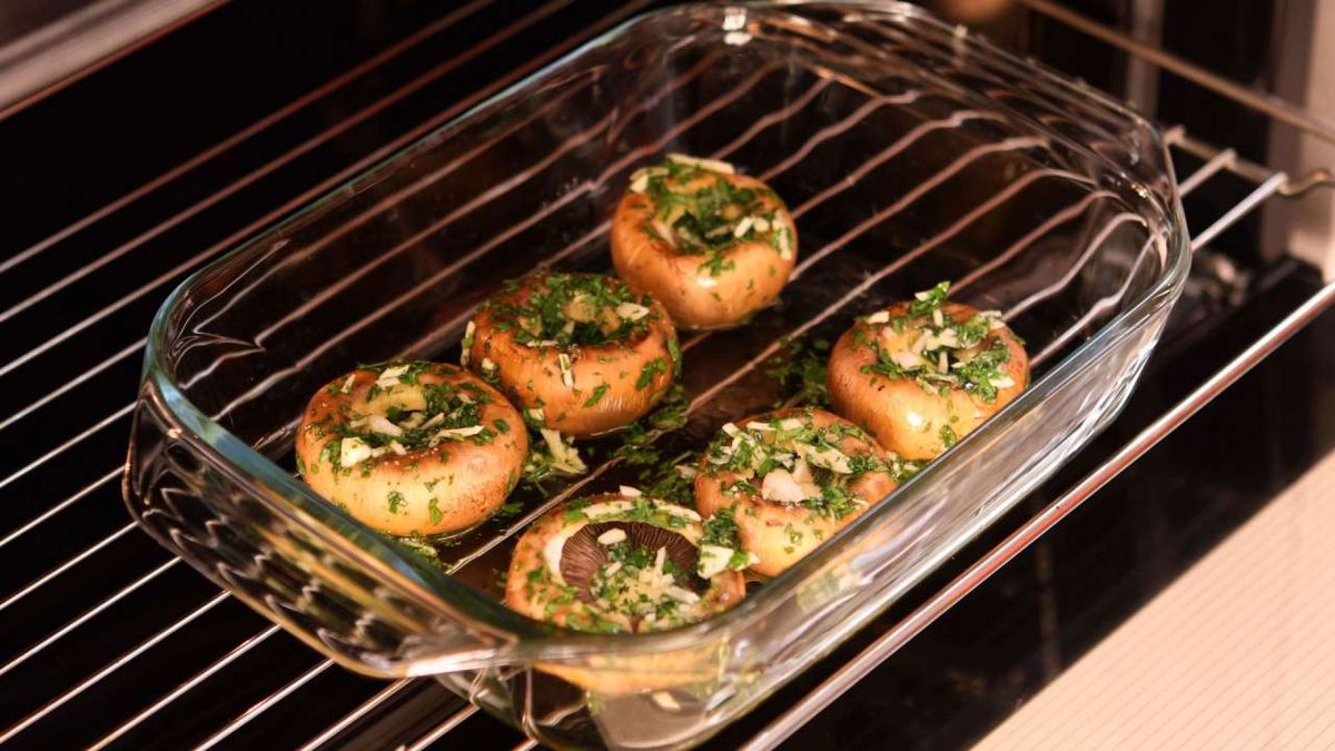 Champiñones al horno con ajo y perejil   Paso 5