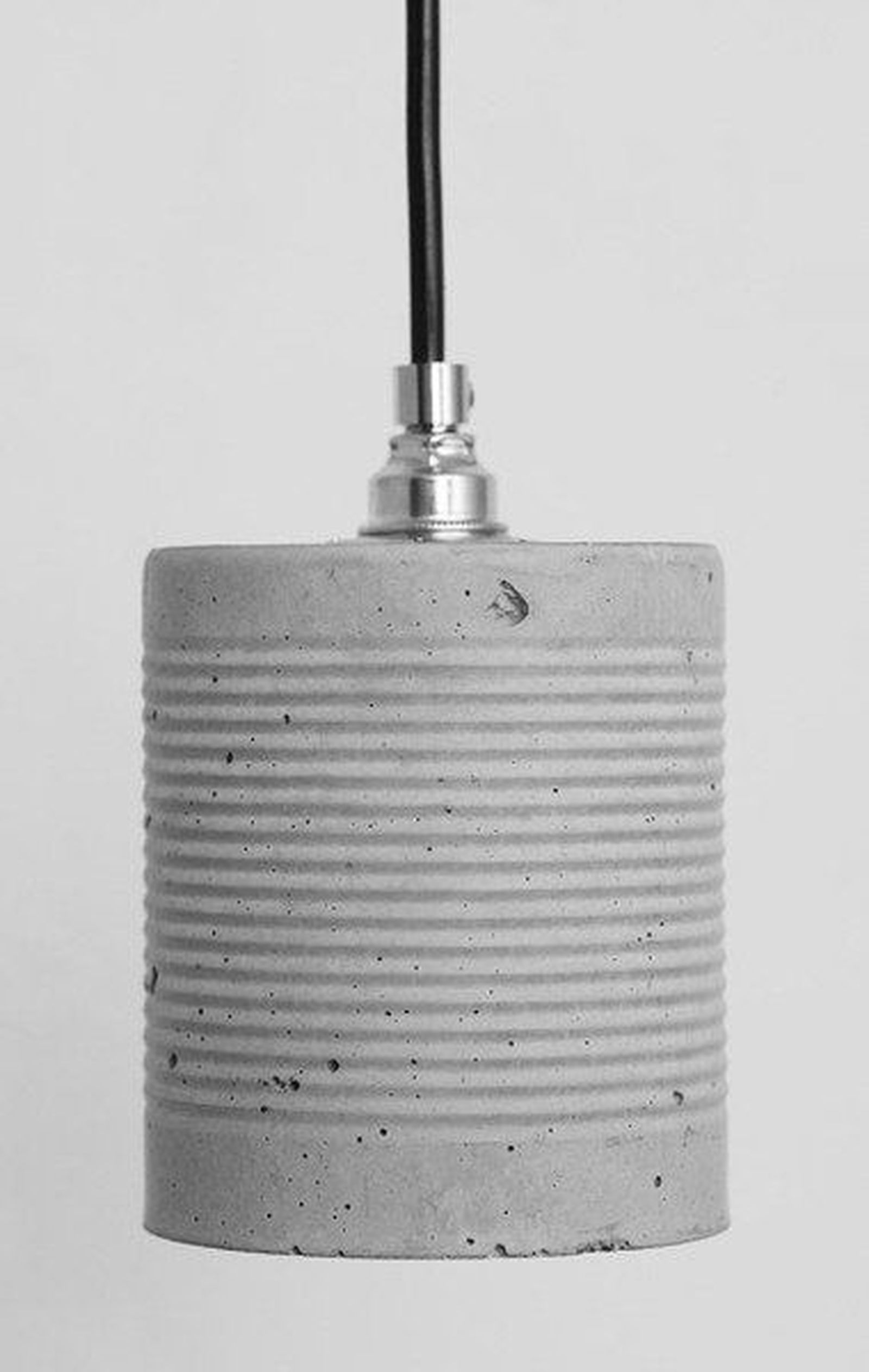 lampara de cemento diy lata metalica lampara de cemento diy lata metalica