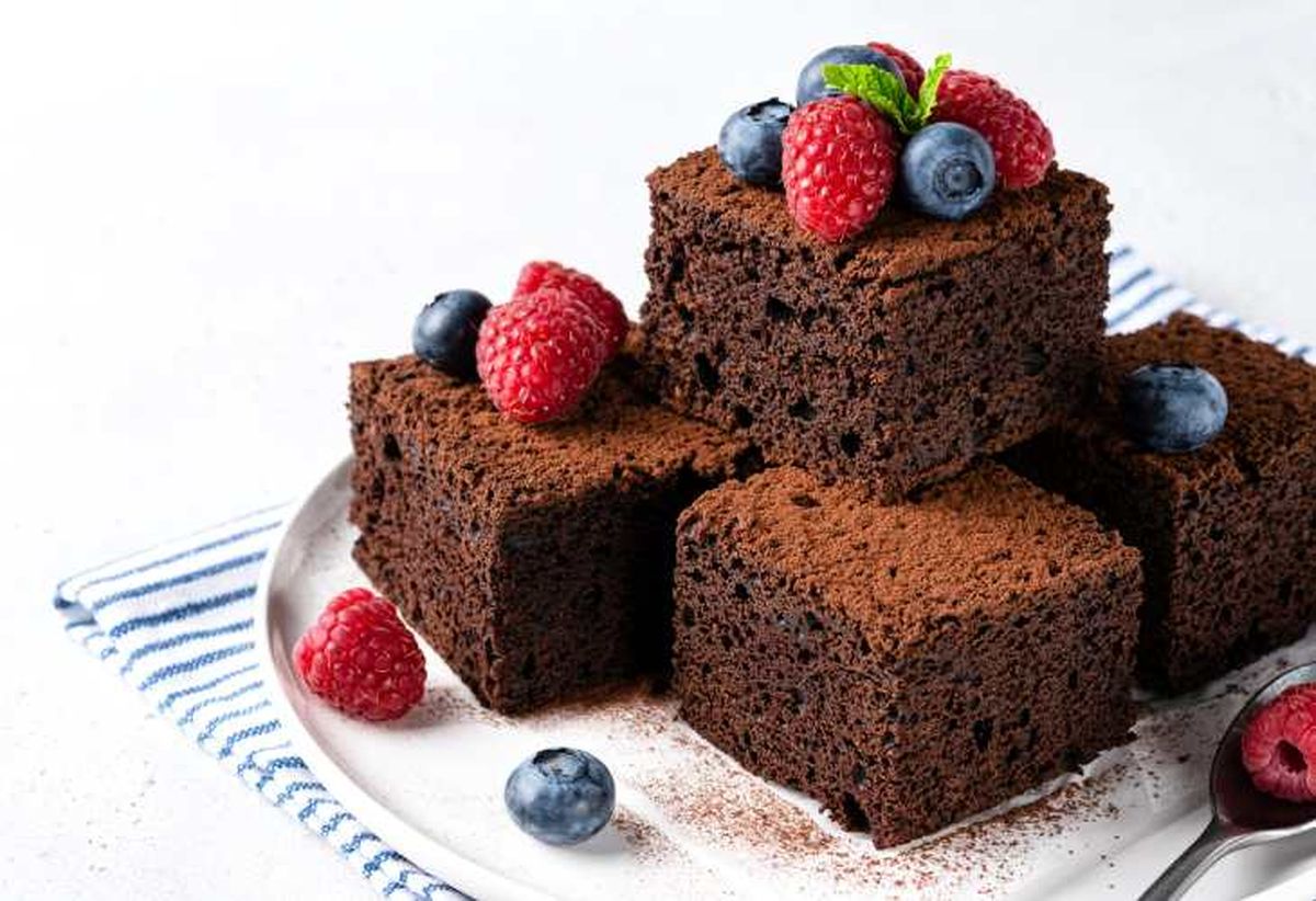 brownie keto con harina de almendras