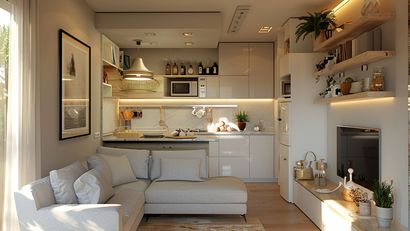 Aprovechar cada metro cuadrado en una casa pequeña es clave