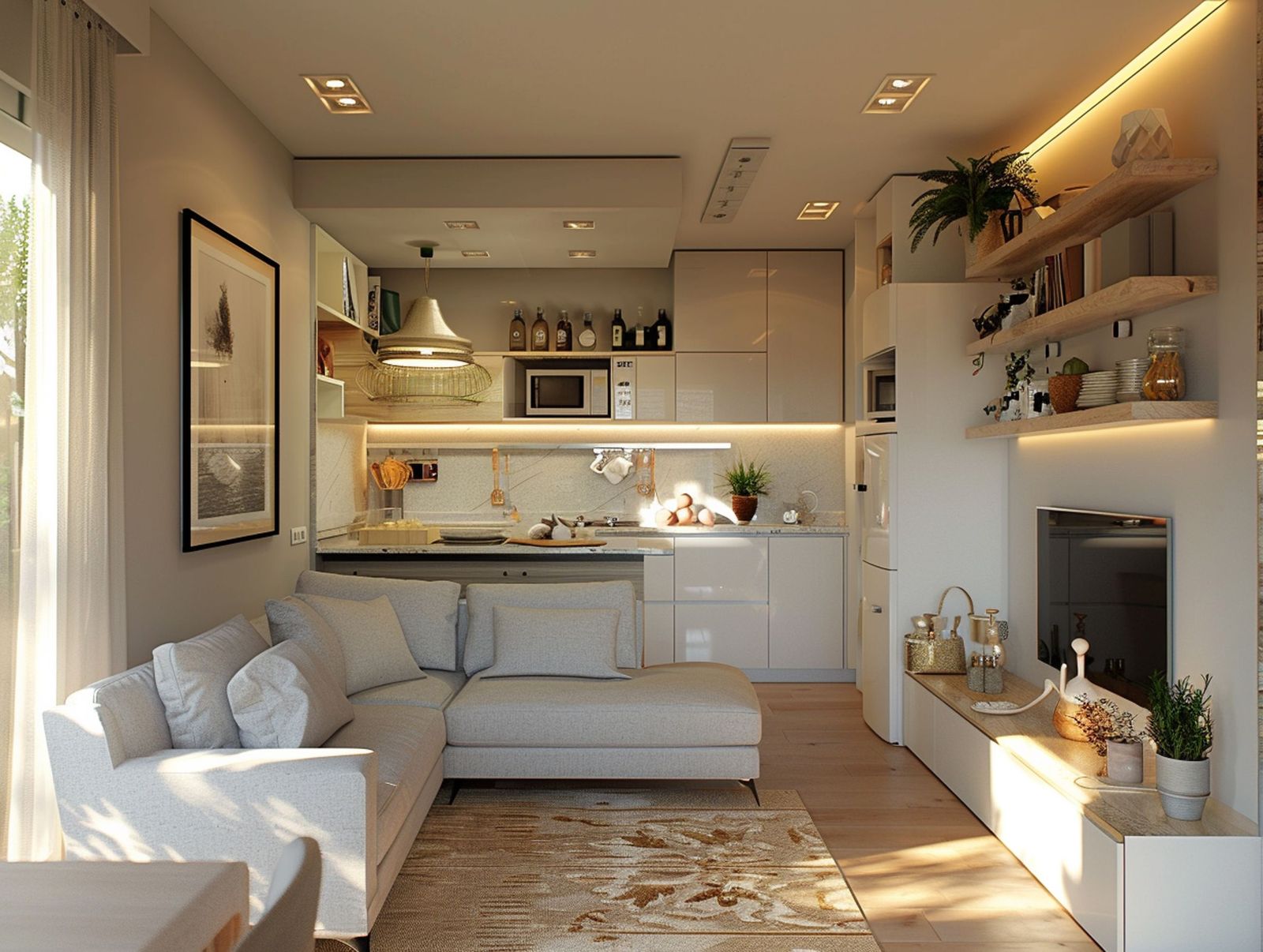 Aprovechar cada metro cuadrado en una casa pequeña es clave