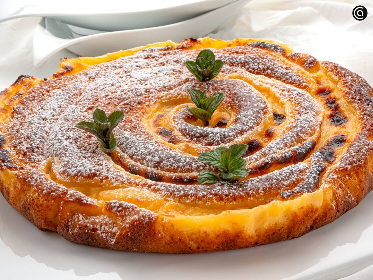 Pastel de limón, un postre de Eva Arguiñano con crema de limón