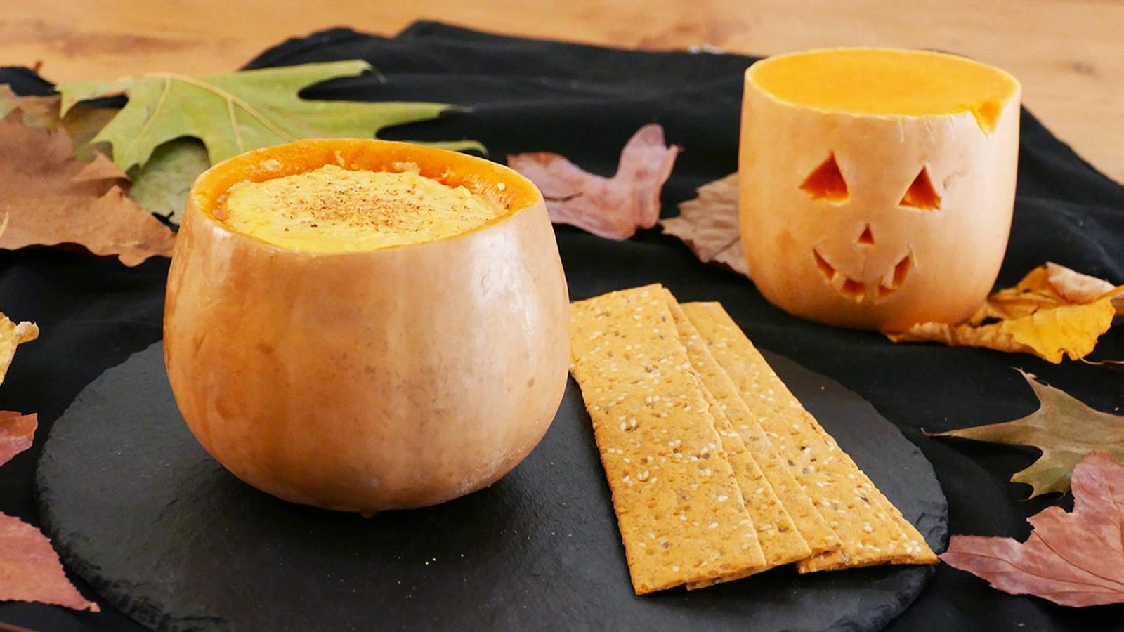 Receta de fondue de calabaza y queso
