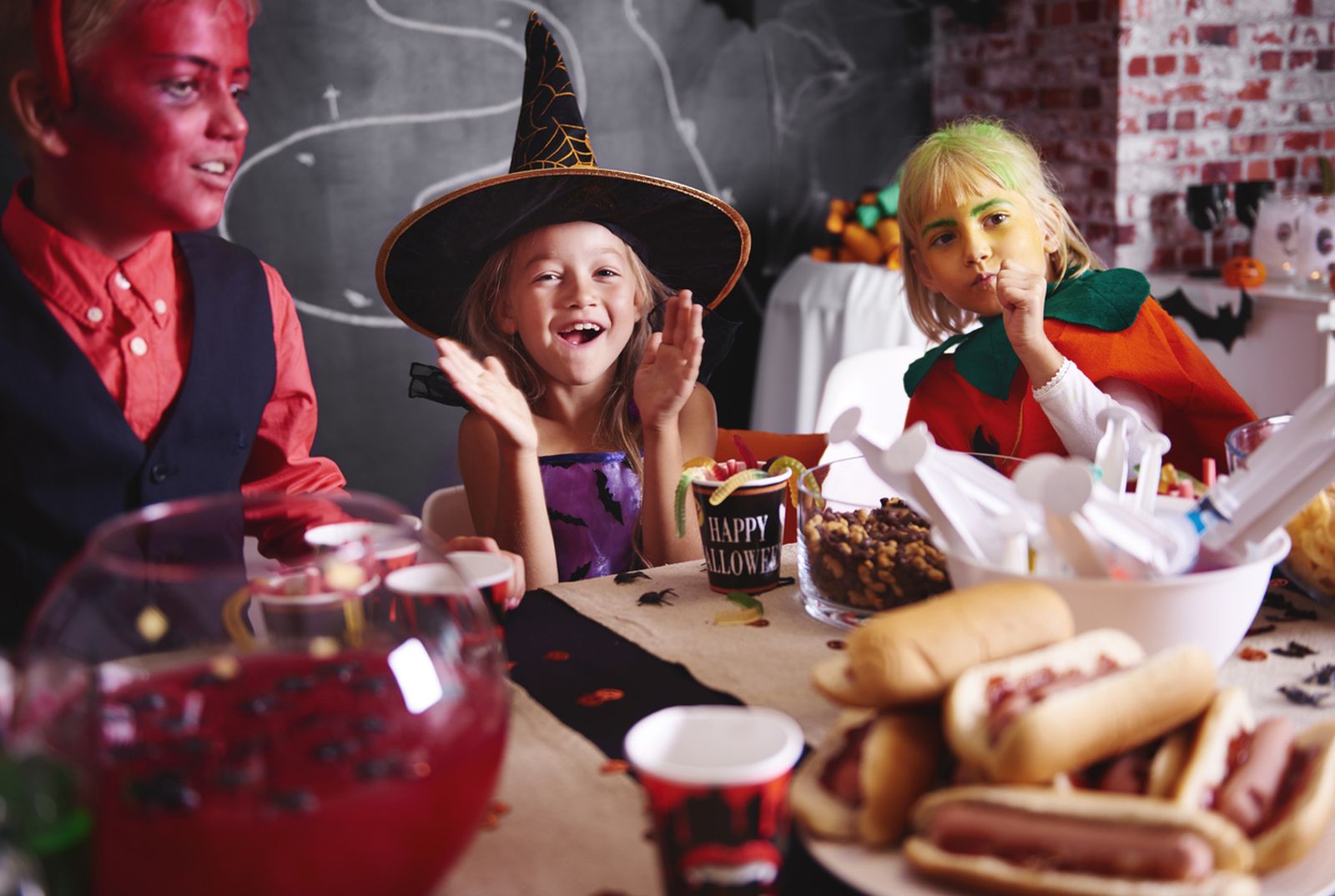 platos halloween ninos