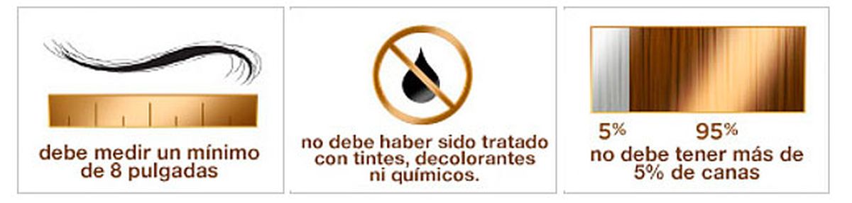 requisitos donar cabello