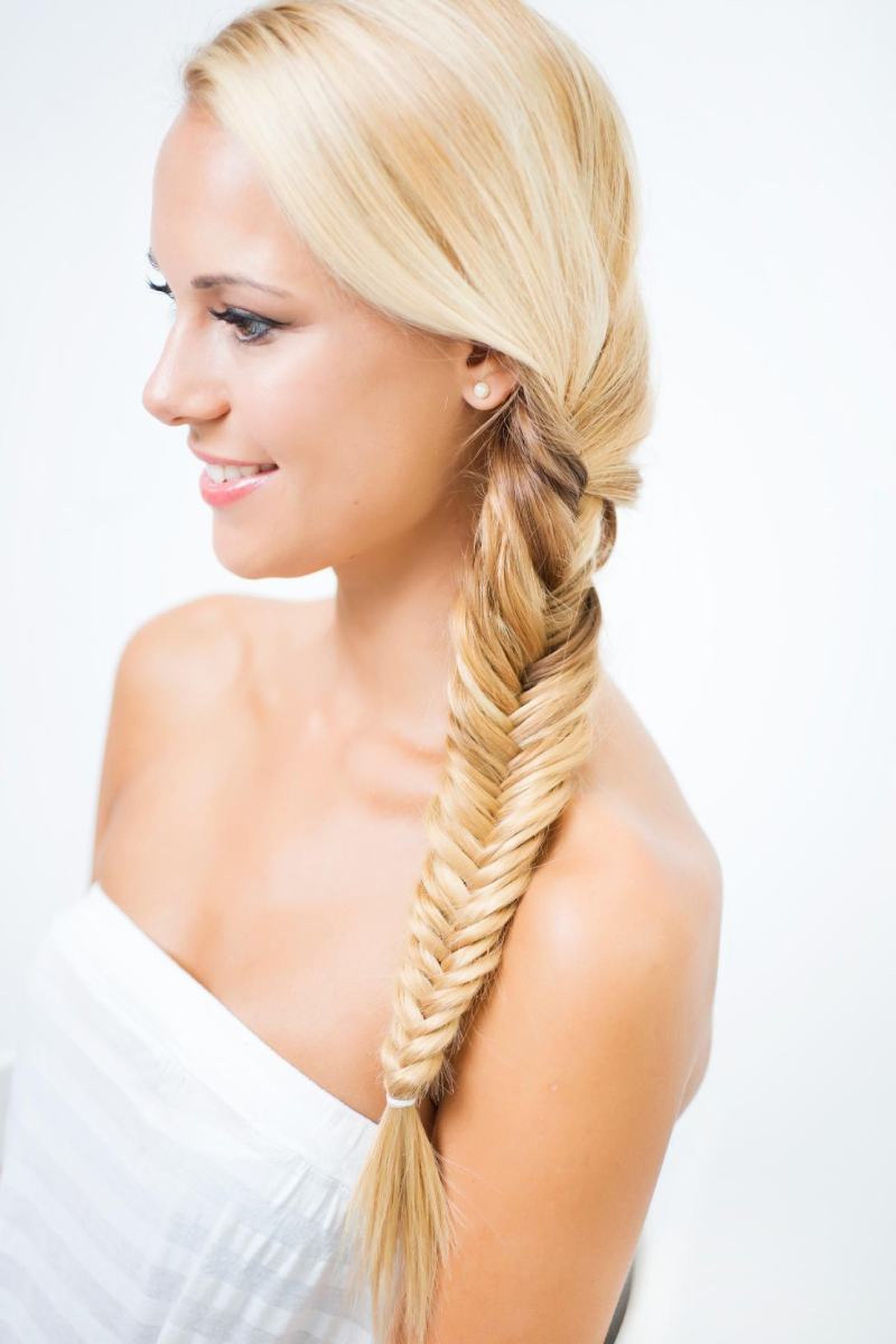 Trenza espiga lateral Trenza espiga lateral