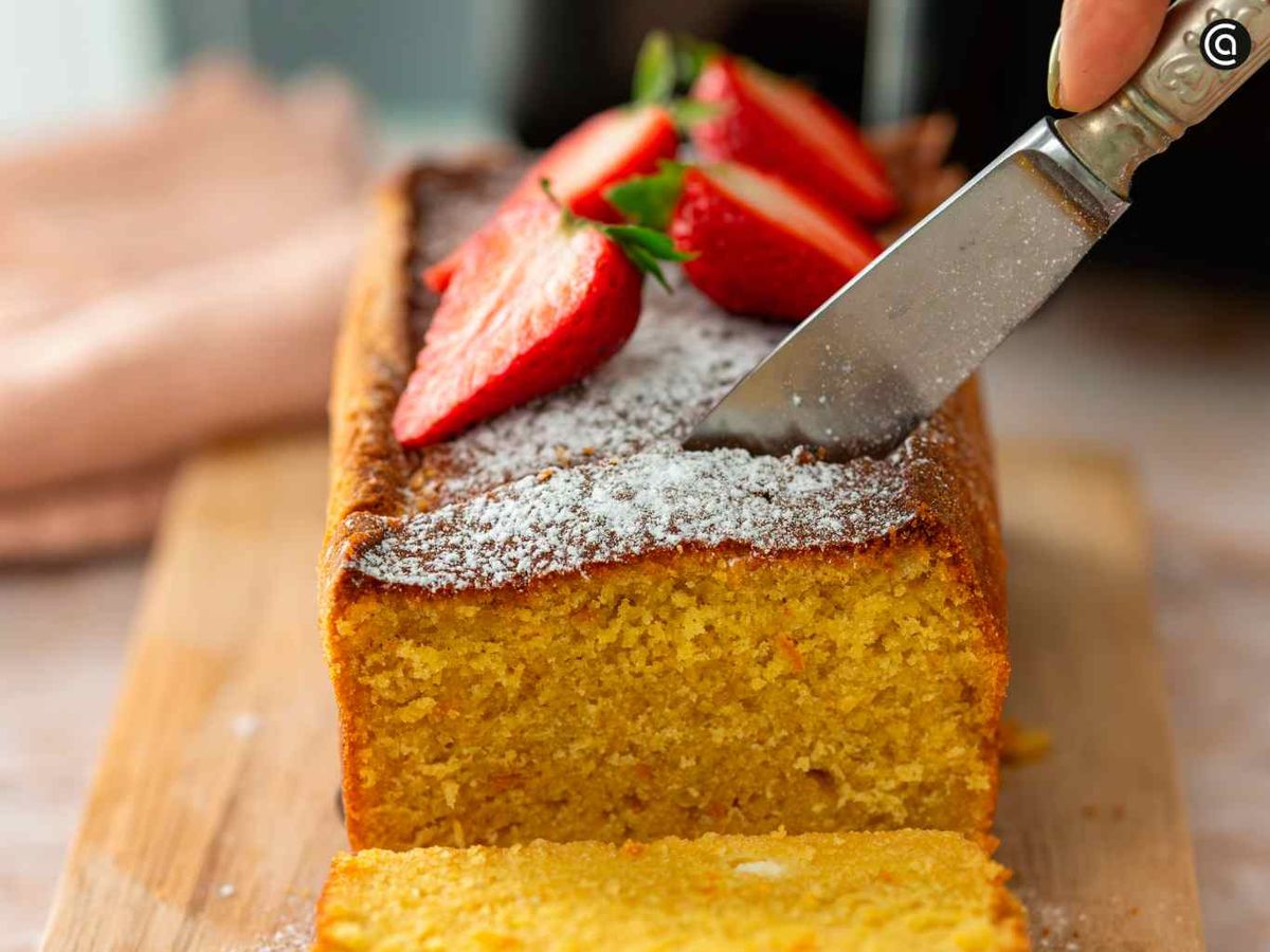 bizcocho en freidora de aire receta paso6