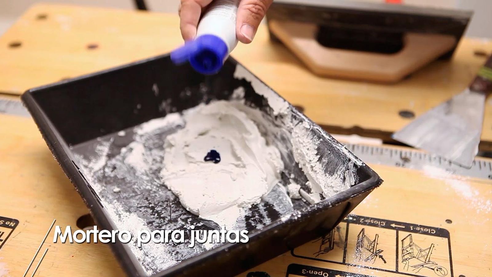 Mortero para juntas paso 3 Mortero para juntas paso 3