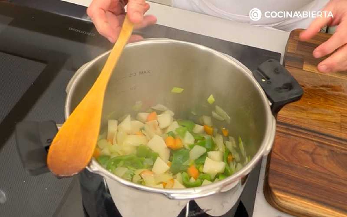 Rehoga las hortalizas