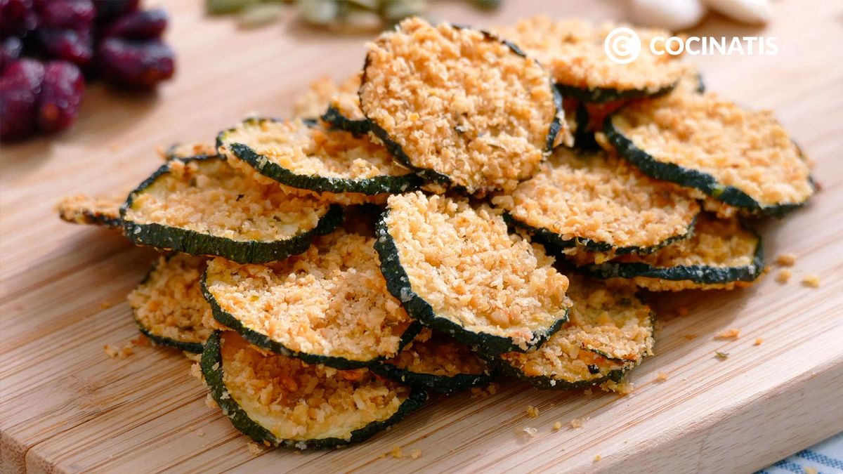 Calabacín crujiente al horno