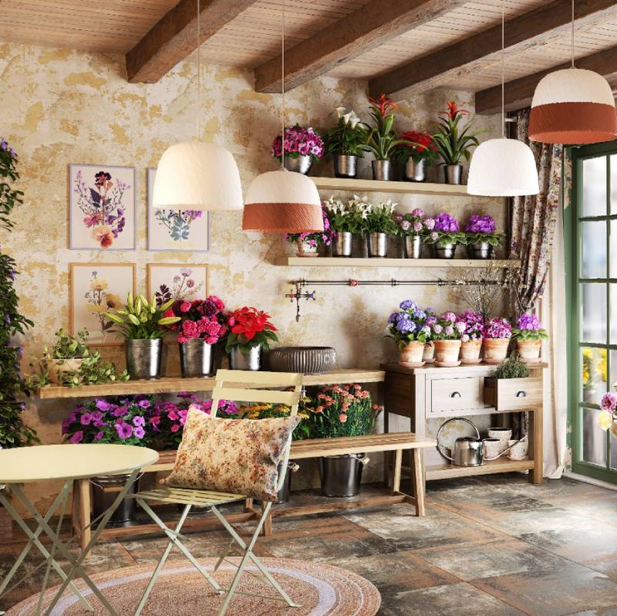 Taller o estudio de estilo provenzal.