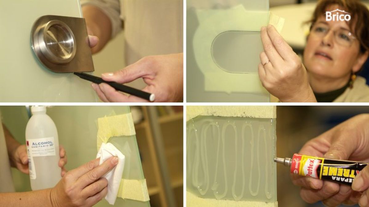 Pasos para colocar un tirador en una puerta corredera de cristal