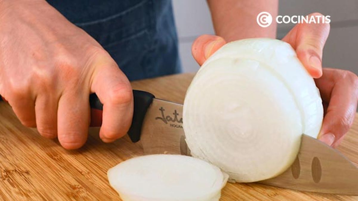 Receta de aros de cebolla  paso 1