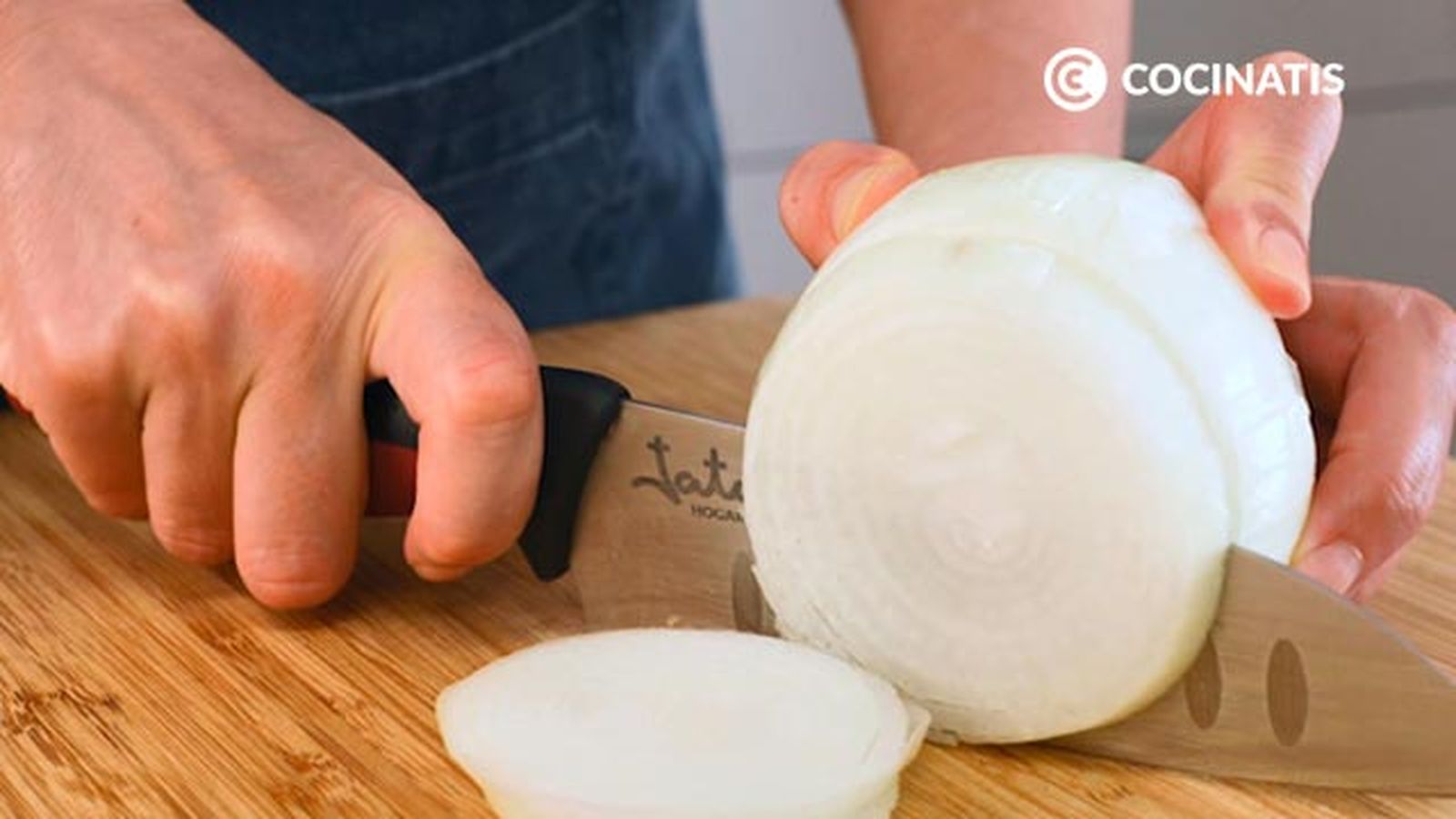 Receta de aros de cebolla  paso 1