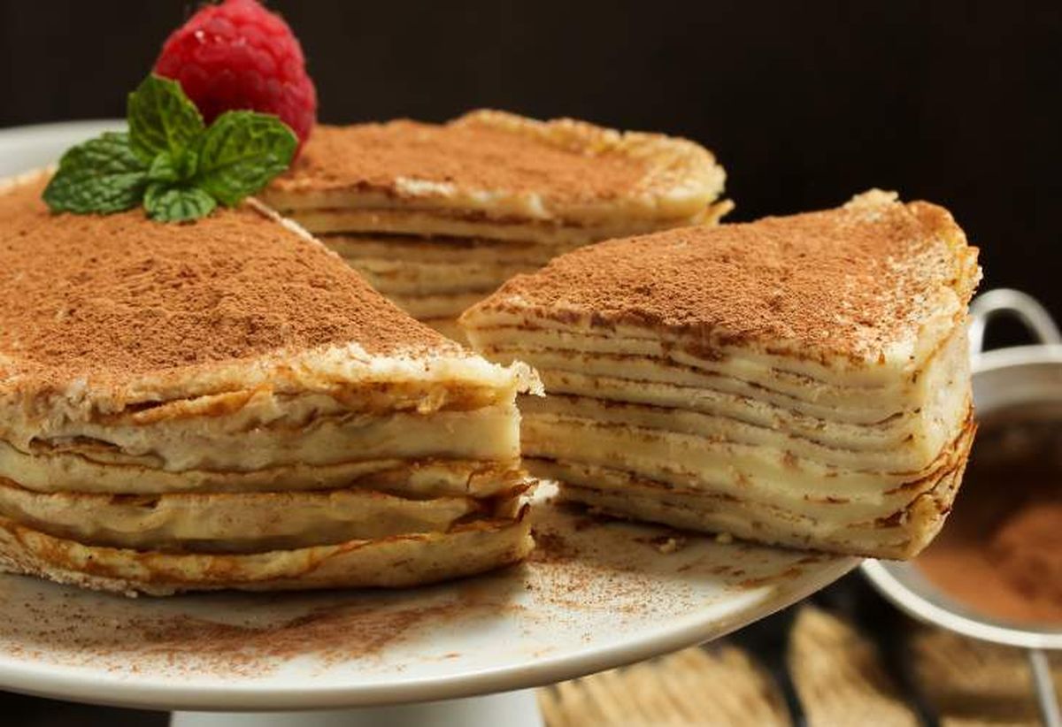 tarta de crepes de tiramisu