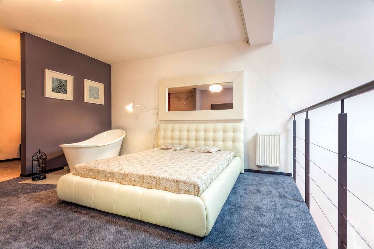 Baños abiertos al dormitorio 1