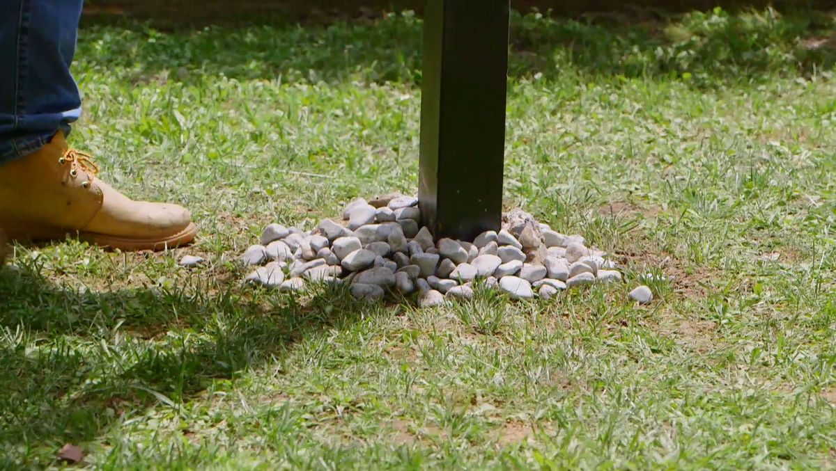 Hacer un soporte con toldos para una hamaca paso 12