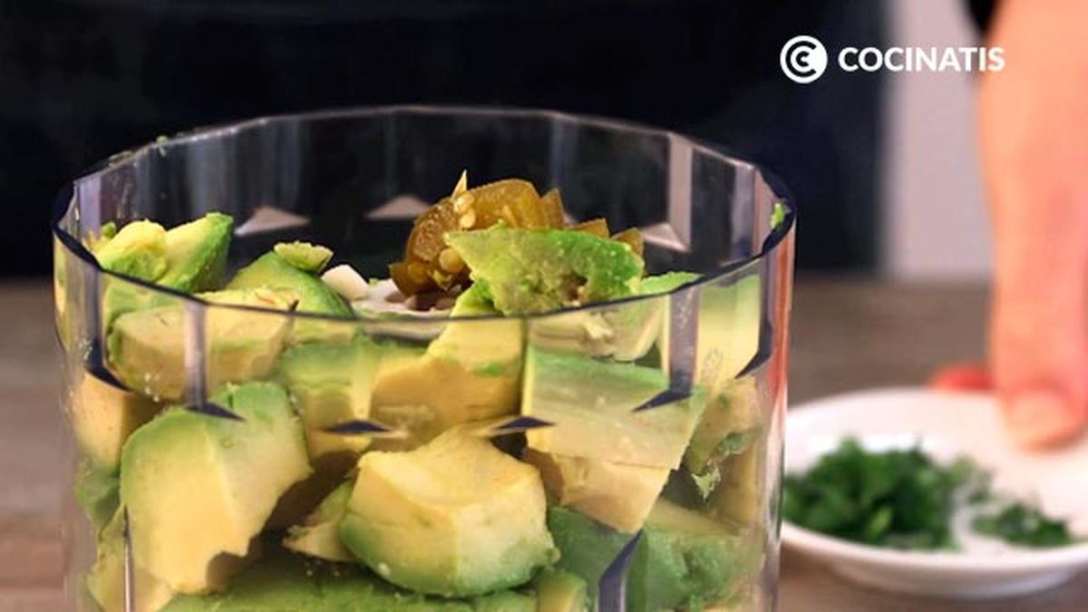 Receta de crema de aguacate para untar  paso 2