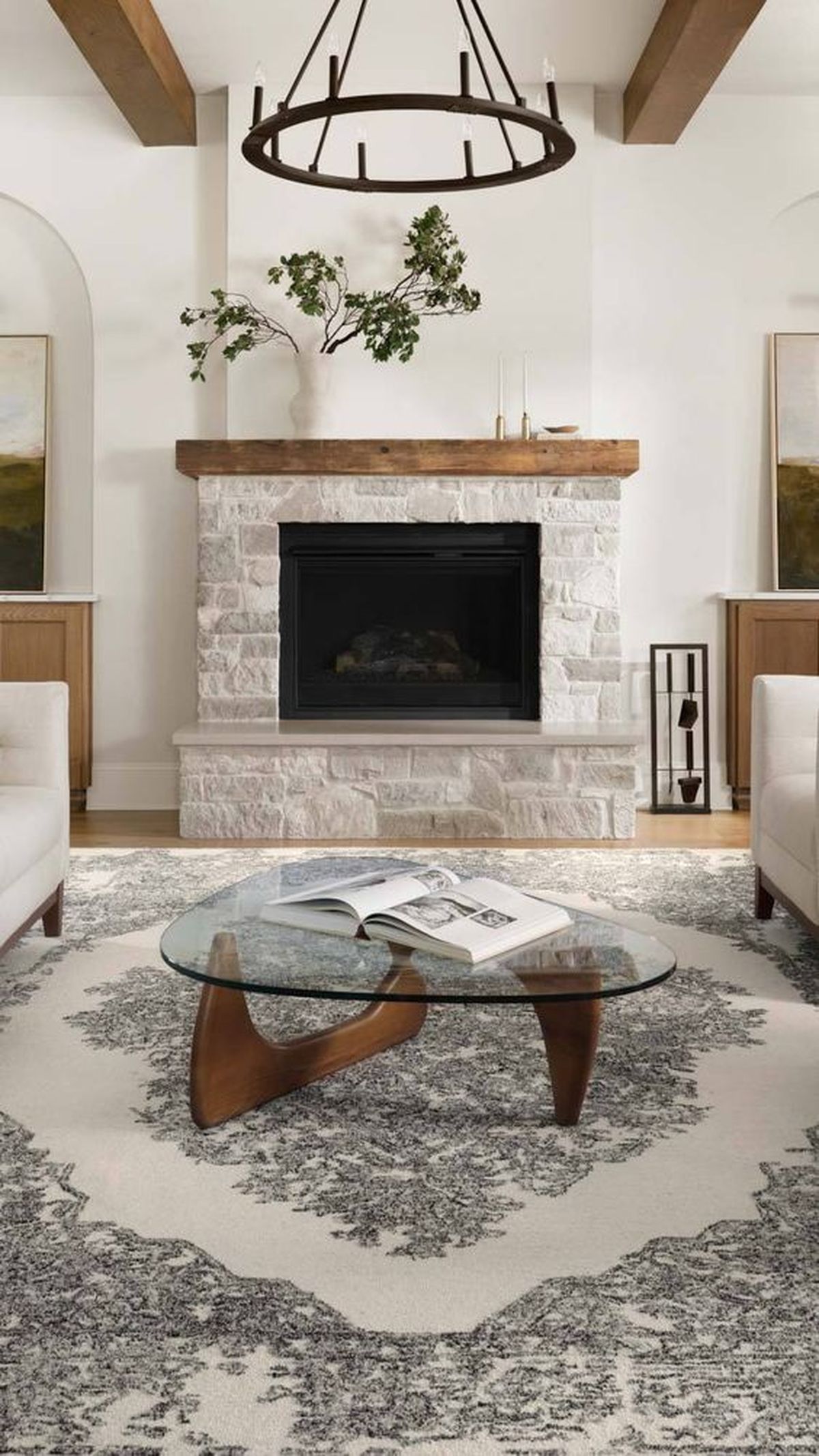 chimenea rustica piedra 2