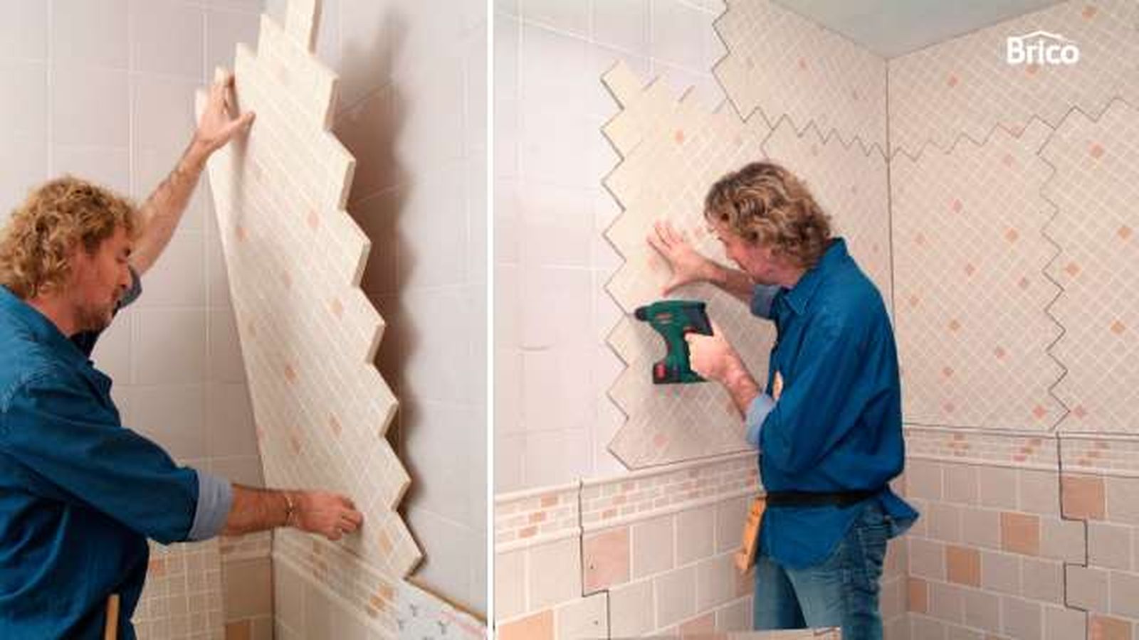revestir paredes del baño sin obras