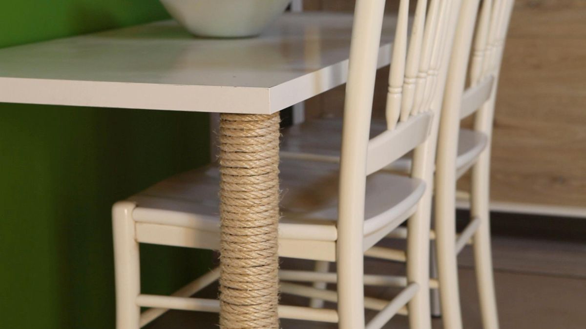 Hacer un rascador de gato paso 7