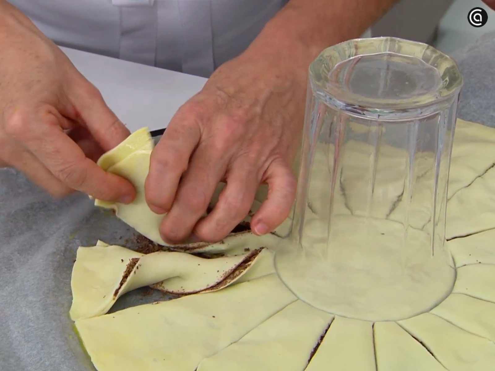 Estrella de hojaldre y chocolate - Paso 5