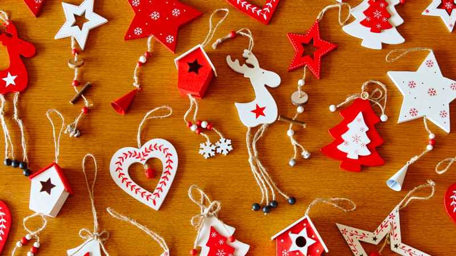 Adornos de Navidad de madera Adornos de Navidad de madera