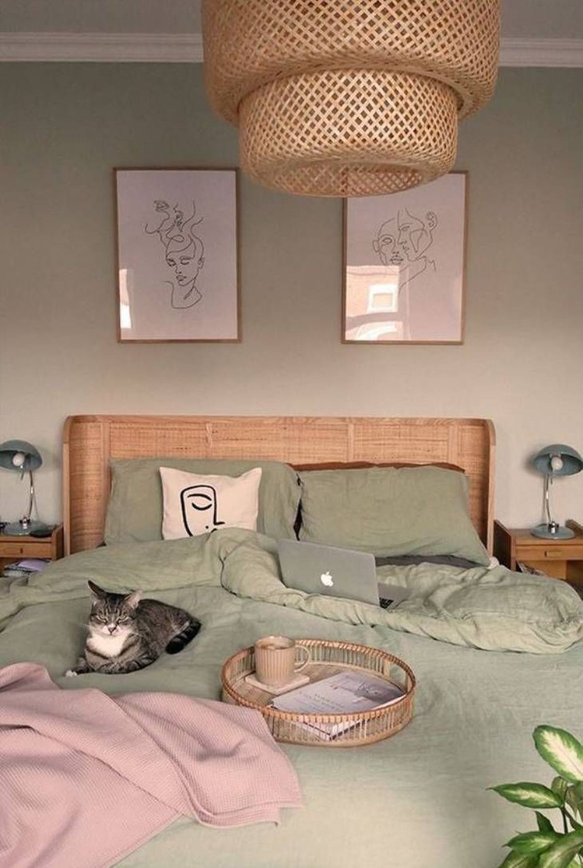 5 cuadros hechos a mano dormitorio pared pinterest