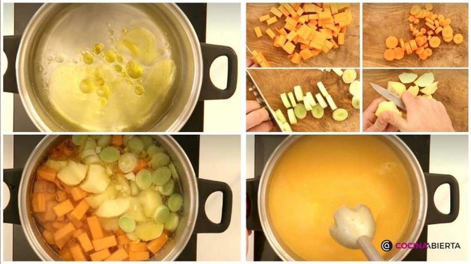 Paso a paso para preparar crema de calabaza Paso a paso para preparar crema de calabaza