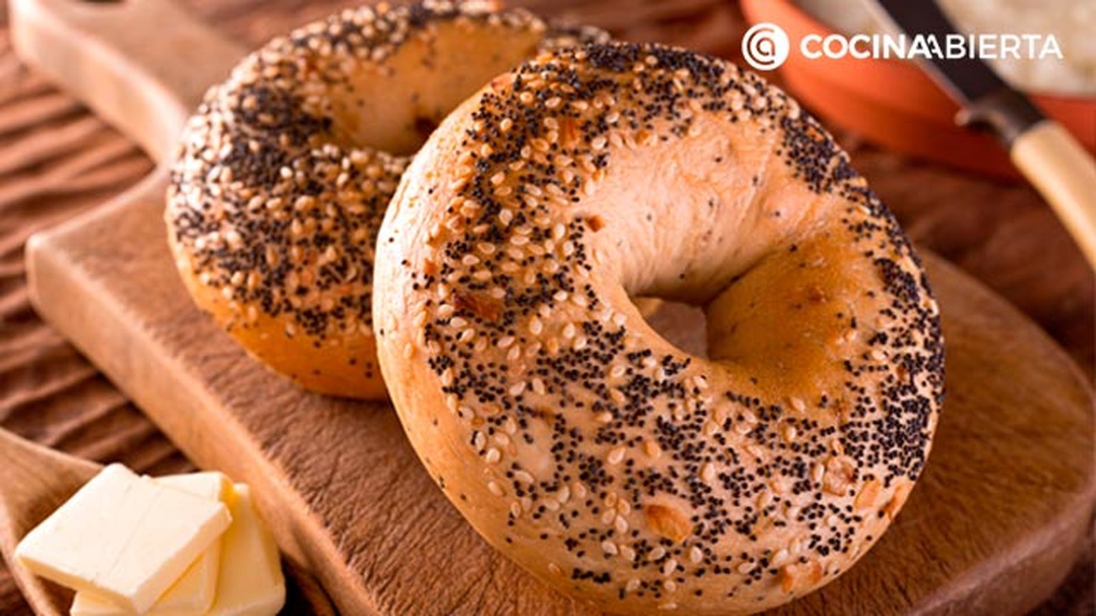 como&#180;hacer bagels caseros receta original panes forma donuts new york
