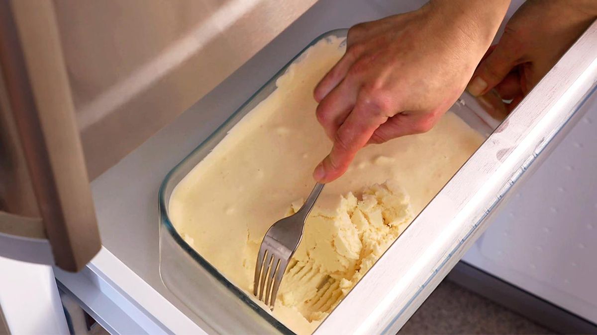 Receta de helado de arroz con leche  paso 5