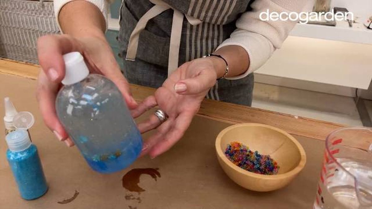 botellas sensoriales bebes paso 7