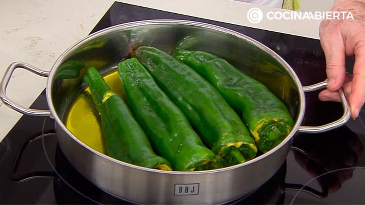 receta pimientos verde rellenos de tortilla de patata karlos arguinano karl6735 paso3