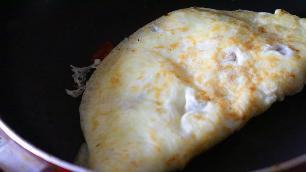 Tortilla de claras de huevo