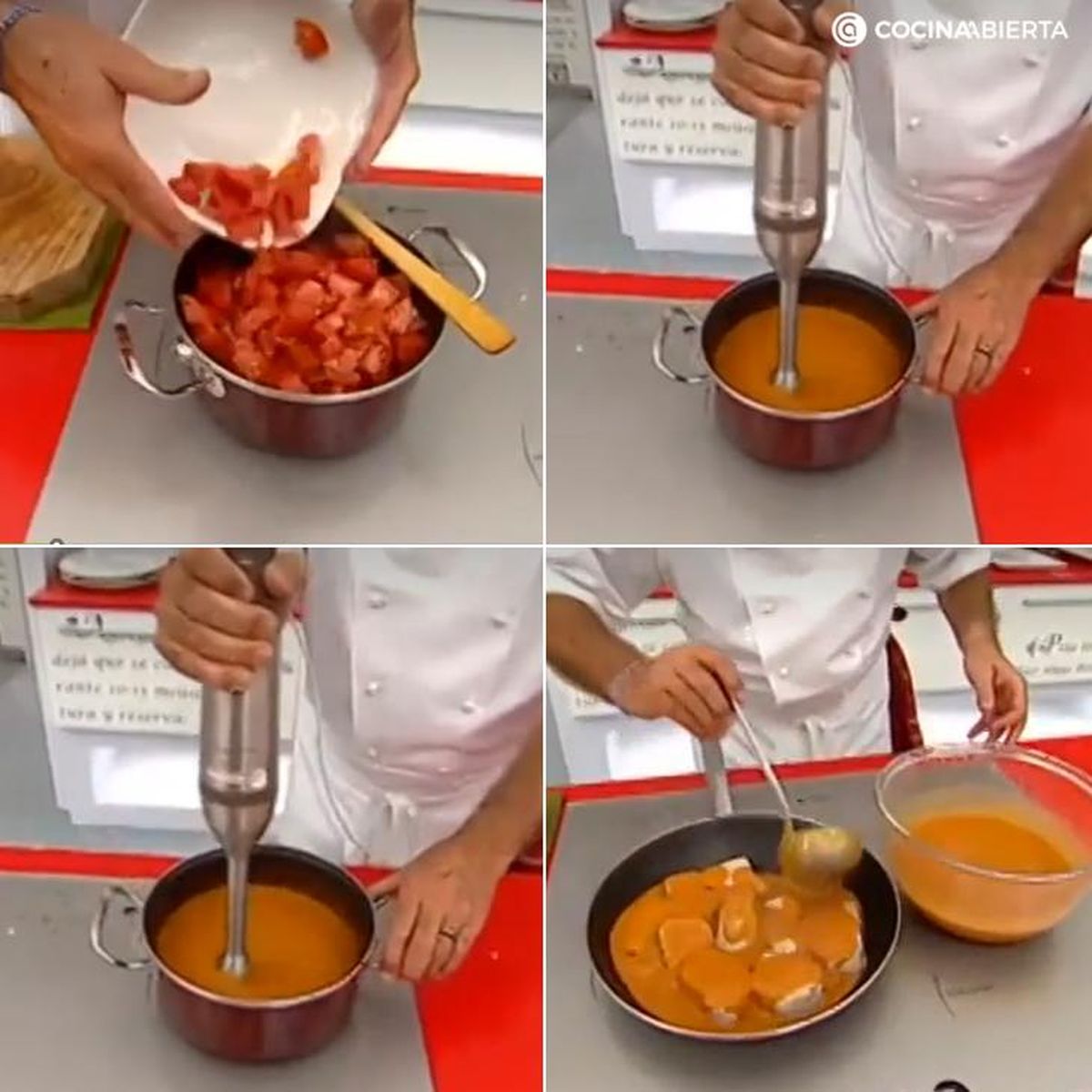 Cómo hacer paso a paso bonito con tomate / Foto: Hogarmania