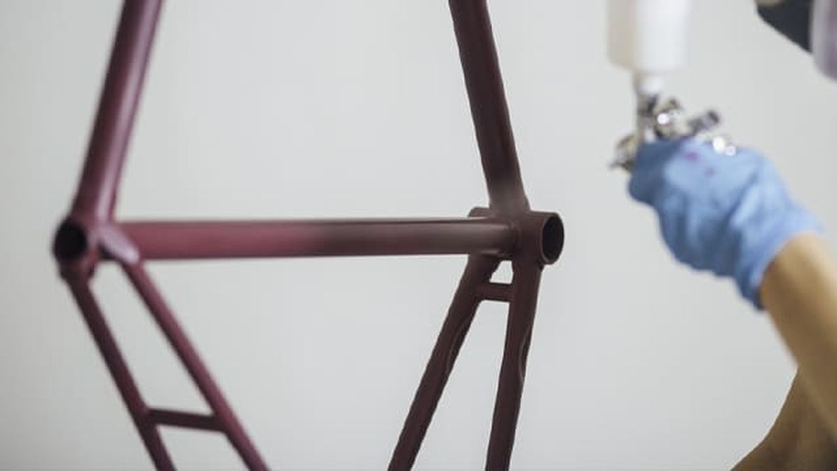 pintar bicicleta spray degradado