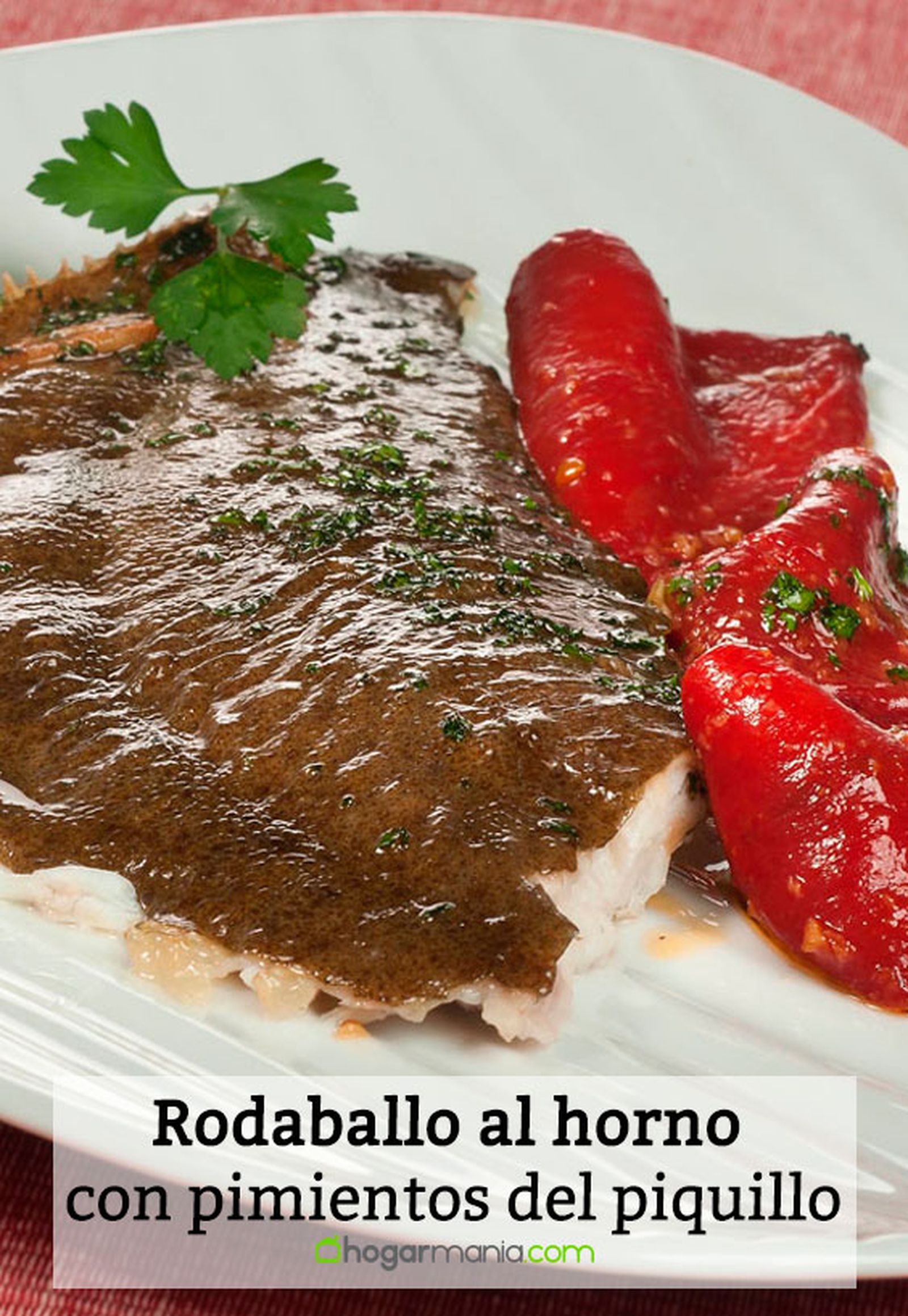 rodaballo horno pimientos piquillo pin rodaballo horno pimientos piquillo pin