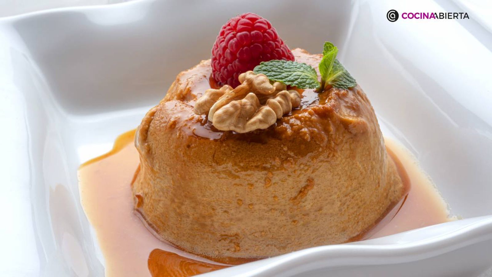 flan nueces