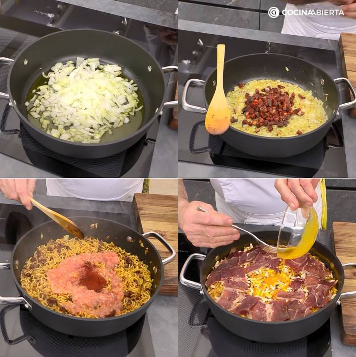 fideua iberica pasos