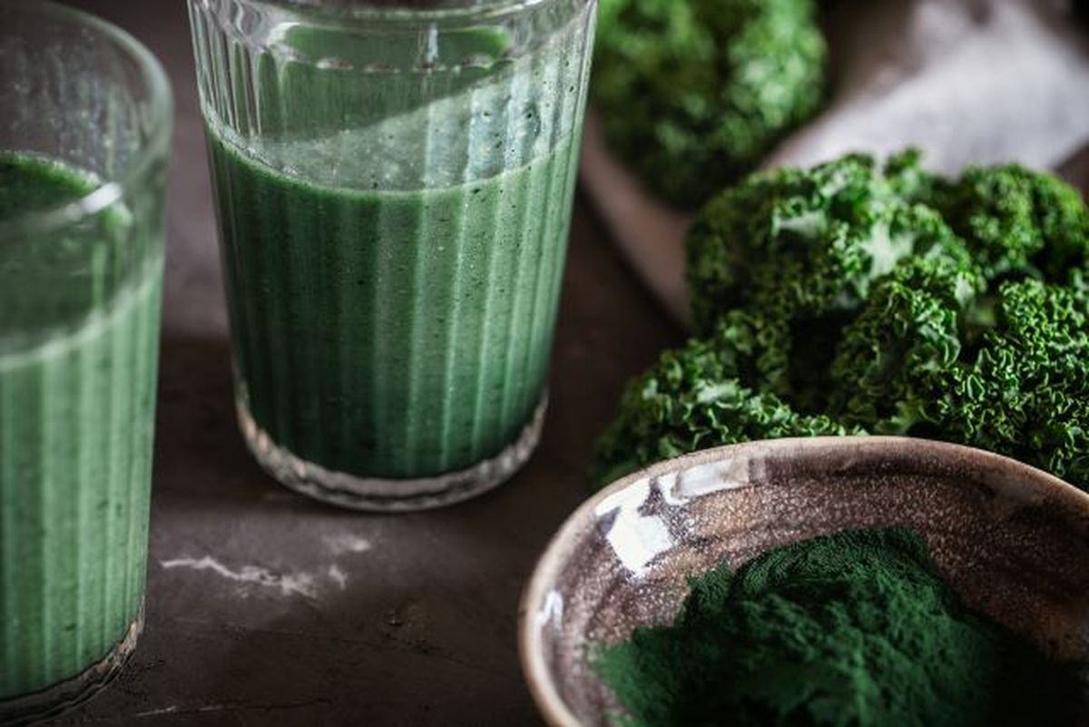 batido espirulina
