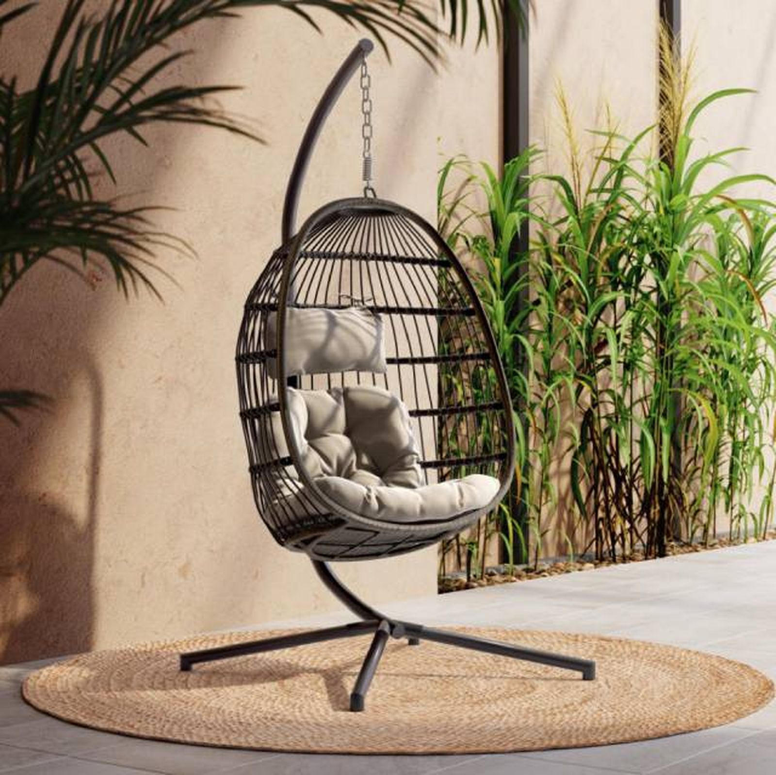sillon colgante leroy merlin