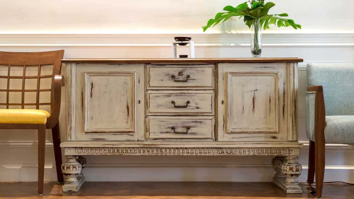 como pintar un mueble vintage 9