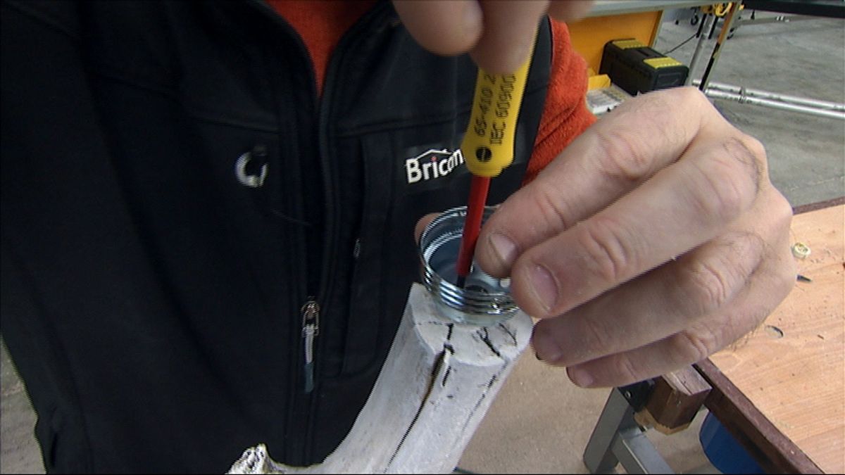 Tronco lámpara paso 15