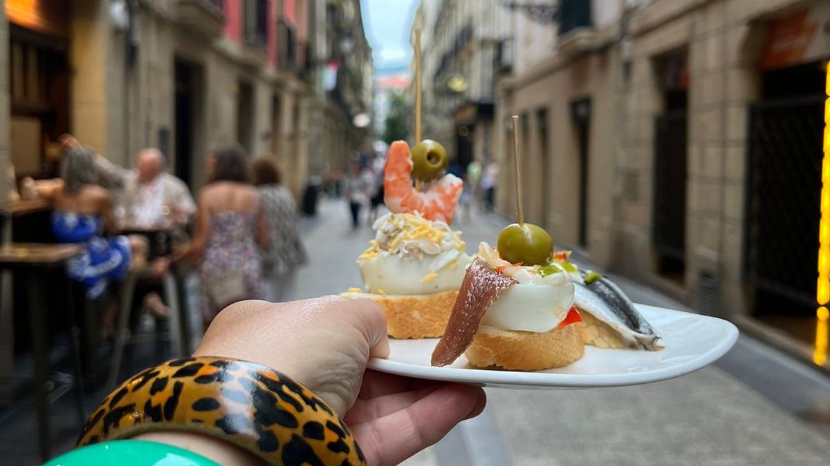 Pintxos vascos en el casco viejo